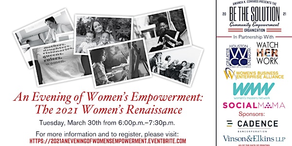 An Evening of Women's Empowerment: The 2021 Women's Renaissance