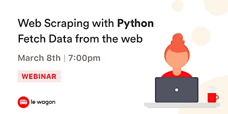 [Webinar] Web Scraping with Python - Free Workshop primary image