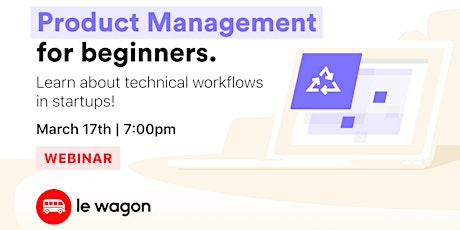 [Webinar] Learn about Product Management & Startups! primary image