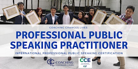 Professional Public Speaking Practitioner (ICF Approved) Singapore
