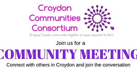 Hauptbild für Croydon Community meeting - the Census 2021 AND general meeting