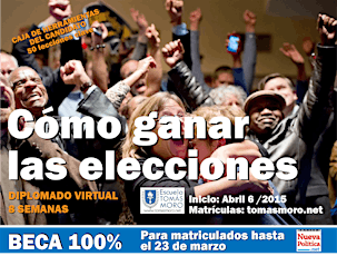 Imagen principal de "Cómo Ganar las Elecciones" Diplomado virtual - Beca 100%