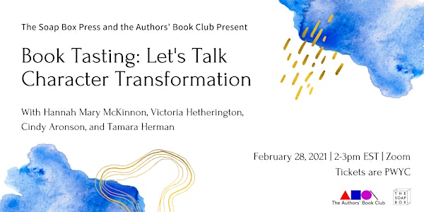Book Tasting: Let's Talk Character Transformation