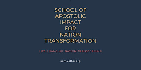 SAINT (School of Apostolic Impact for Nation Transformation) primary image