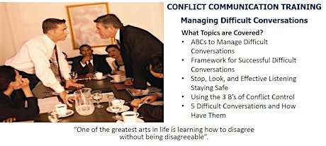 Communication Training: Managing Difficult Conversations primary image