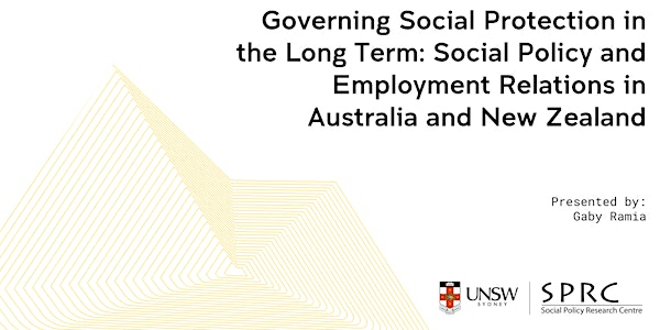 Seminar with Gaby Ramia on Social Policy and Employment Relations
