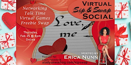 Love, Me - Virtual Sip & Swap Social - Free