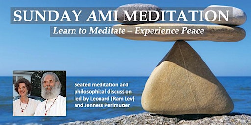 Free Sunday Guided AMI Meditation & Satsang (discussion) on Zoom - Join Us! primary image