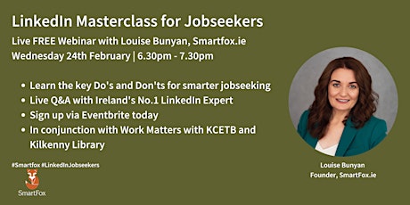 LinkedIn Masterclass for Jobseekers with KCETB with Kilkenny Library primary image