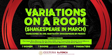 Imagen principal de Variations on a Room (Shakespeare in march) 2021 Season