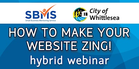 Online presence: Make your website ZING! primary image