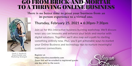 GO FROM BRICK-AND-MORTAR TO A THRIVING ONLINE BUSINESS