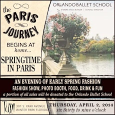 Springtime in Paris - Fashion Show and Friendraiser primary image