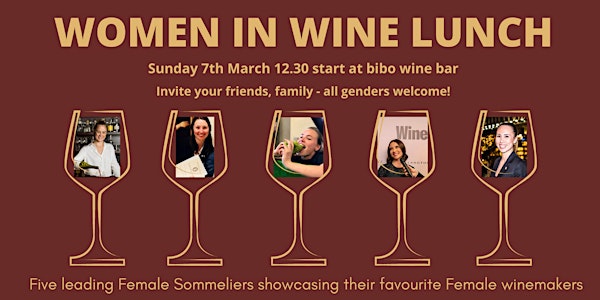 Women In Wine - Sunday Lunch
