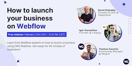 How to launch your business on Webflow