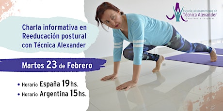 Imagen principal de Charla sobre el programa anual de Reeducación postural y Técnica Alexander