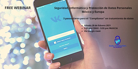 Image principale de Seguridad, Informática y Protección de Datos Personales– México y Europa