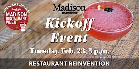 Madison Magazine Restaurant Week Kickoff Event primary image