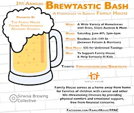 Family House and YPAC present Brewtastic Bash! primary image