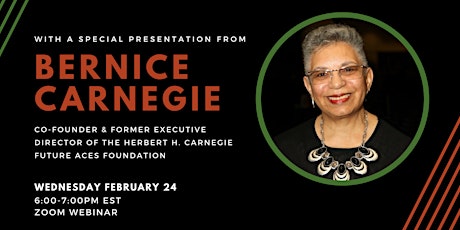 ASSU Presents: Black Perspectives, A Conversation with Bernice Carnegie primary image