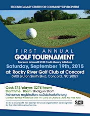 1st Annual Golf Tournament-2nd Calvary Center for Community Development primary image