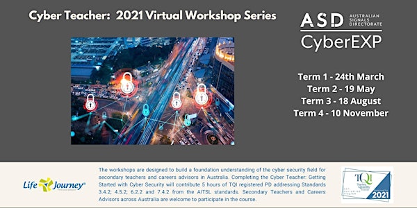 Cyber Teacher - 2021 Virtual Workshop Series (18th August)