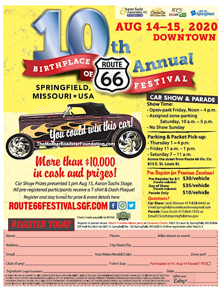 10th Annual Route 66 Car Show - Springfield MO image