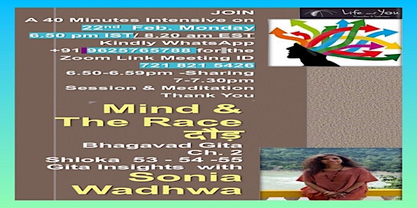 Insights from Gita with Sonia Wadhwa