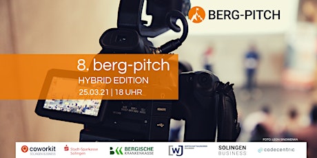 Hauptbild für 8. BERG-PITCH - Das Startup-Event im Bergischen Land - digital