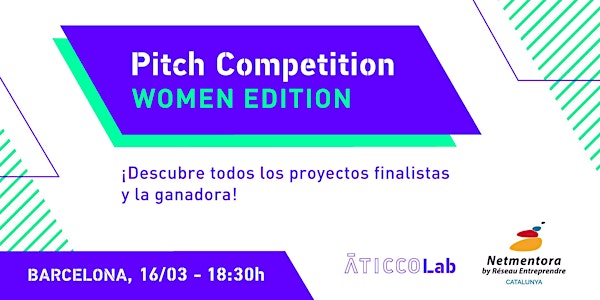 Pitch Competition - Women Edition Barcelona