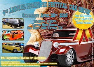 4th Annual Pecan Pie Festival Car Show primary image