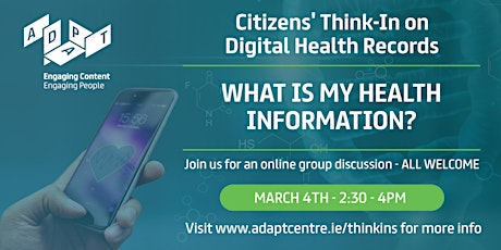 ADAPT Citizens' Think-In on Digital Health Information