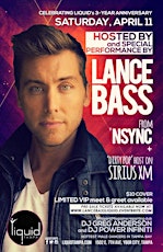 LIQUID TAMPA'S 3 YEAR ANNIVERSARY PARTY FEAT. LANCE BASS FROM NSYNC ON 4-11 primary image