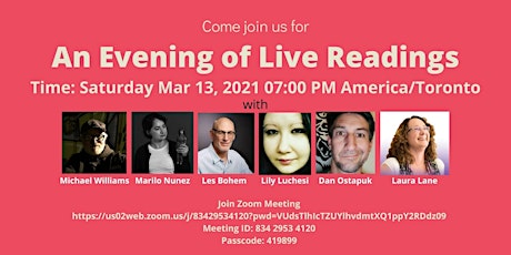 An Evening of Live Readings primary image