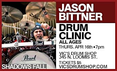 Jason Bittner Drum Clinic primary image
