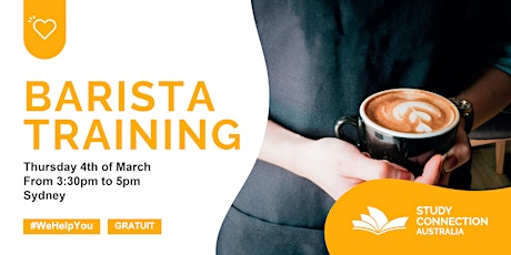 Free barista training with Study Connection primary image