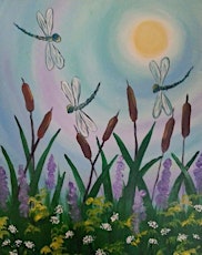 "Cat Tails and Dragonflies" Paint Event at Jaime's Restaurant primary image