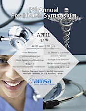 3rd Annual Pre-Health Symposium primary image