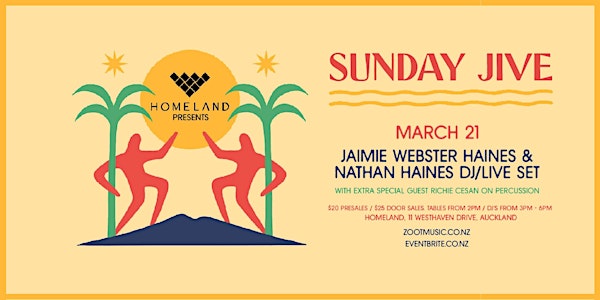 "Sunday Jive" with Nathan Haines and DJ Jaimie Webster Haines