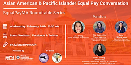 Imagen principal de Asian American & Pacific Islander Equal Pay Webinar| EqualPayMA Series