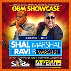 GBM SHOWCASE @ CARIBBEAN SATURDAYS W/ SHALL MARSHALL & RAVI B LIVE primary image