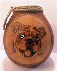 Gourd Art Class: Woodburning an Animal Portrait primary image