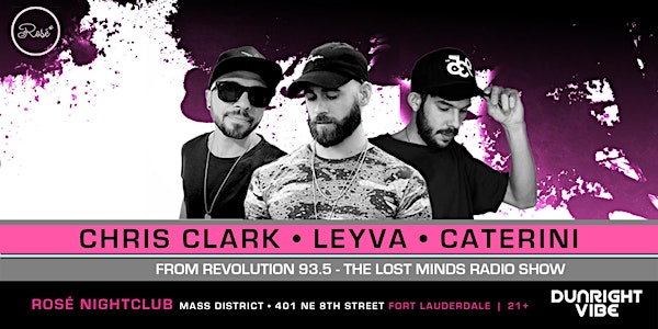 Roo Presents 93.5fm's Lost Minds Shows Chris Clark, Leyva & Caterini
