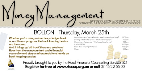 Bollon Money Management Workshop