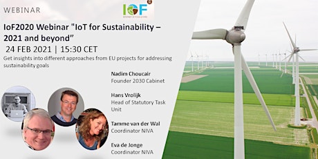 IoF2020 Webinar "IoT for Sustainability – 2021 and beyond”