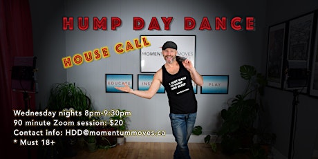 HUMP DAY DANCE ZOOM sessions 2021 primary image