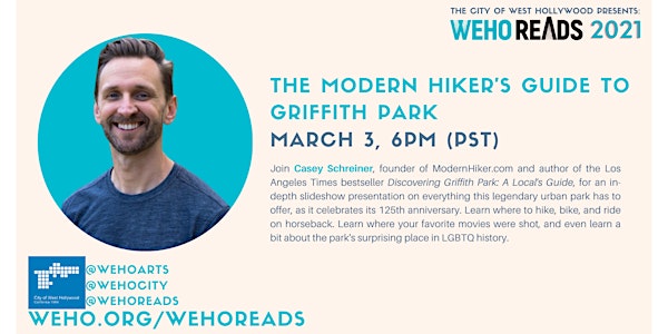 WeHo Reads Presents: Guide to Griffith Park with Casey Schreiner