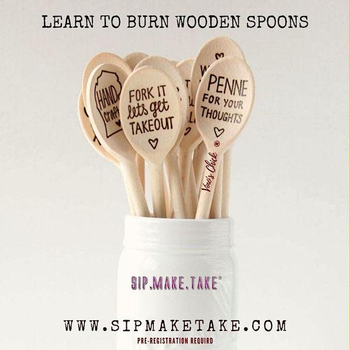 Sip+Make+Take® Learn to Burn image