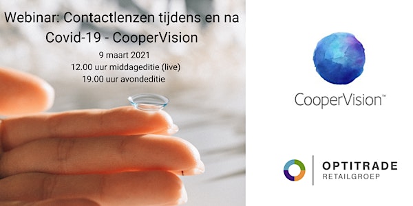 Webinar: Contactlenzen tijdens en na Covid-19 - CooperVision - middageditie