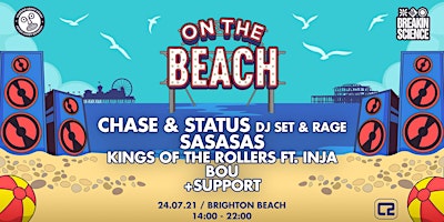 On The Beach - Brighton Poster